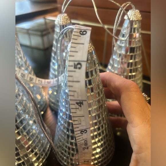 Vintage mirror tile ornaments 5 - Picture 5 of 5